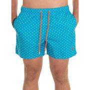 Polka-Dot Boardshort med Logo Detaljer