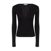 Sort Cashmere Silke Sweater