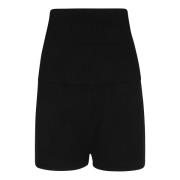 Strik Shorts med Flared Ben Design