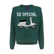 Grøn Vespa 50 Special Jacquard Sweater