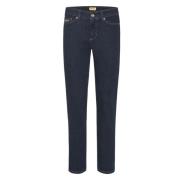 Piper Cropped Jeans Blå