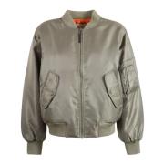 Army Green Bomber Jakke