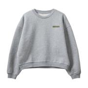 Cool Print Sweatshirt Grey Melange