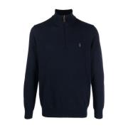 Hunter Navy Pullover Sweater