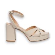 Beige Platform Sandaler SS24