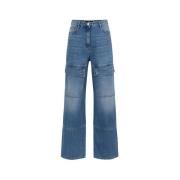 Blå Cargo Jeans