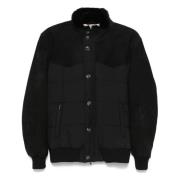 Suede Bomber Jakke