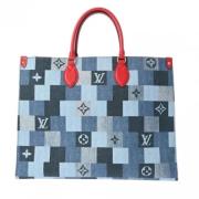 Pre-owned Canvas louis-vuitton-tasker