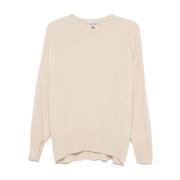 Creme Strik Crew Neck Sweater