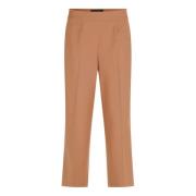 Regular Fit Culotte i ensfarvet