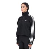 Sort Half-Zip Polarf Sweatshirt