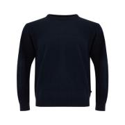 Elegant Bl Wool Sweater til Mnd