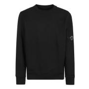 Sort Bomuld Crew Neck Sweatshirt AW24