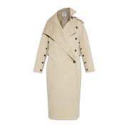 Dobbeltbrystet trenchcoat