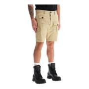 Cargo Bermuda shorts med lommer