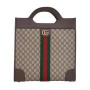 Pre-owned Coated canvas gucci-tasker