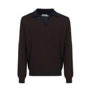 Brun Uld Pullover Sweater