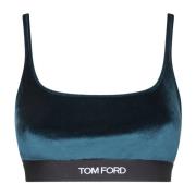 Grøn Velvet Sømløs Bralette Topwear