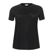 Sort Dyb Paillet T-shirt