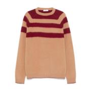 Stribet Uld-Kashmir Sweater