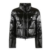 Vinyl Puffer Jakke