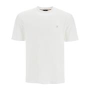 T-shirt med dobbelt monogram-patch