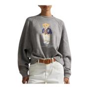 Sweatshirt POLO RALPH LAUREN rlp br cn fl-long sleeve-sweatshirt 211941209001 dark vintage