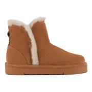 Brun Sukker Shearling Bootie