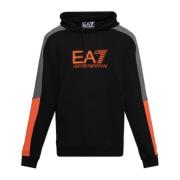 Sweatshirt med broderet logo