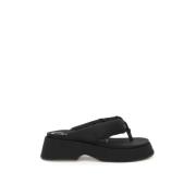 Retro Thong Flatform Sandaler