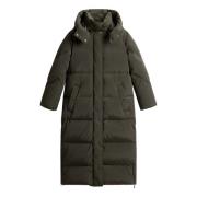 Aurora Long Parka Dark Green