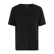 Strik T-shirt med Paprika Stil