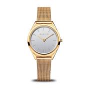 Unisex ur Ultra Slim 31 mm 3 ATM Safirglas Slim Design Milanese Armbånd 17031-334