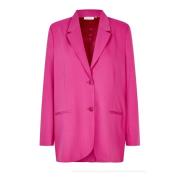 Elegant Blazer i Fuchsia Red