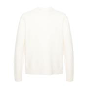 Merino Boiled Wool Crew-Neck Sweater