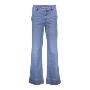 Highwaist Flare Jeans med lommer