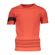 Orange T-shirt med korte ærmer