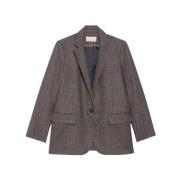 Klassisk Tilia Blazer med Tweed Mønster