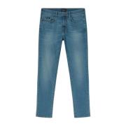 Slim Fit Stone Wash Jeans