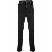 Afslappet Straight Sorte Jeans