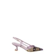 Python Print Slingback Sandal - Lilla