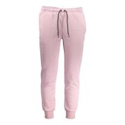 Sporty Lilla Mænds Sweatpants med Elastisk Talje