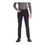 Sort Slim Fit 5-Lommebukser