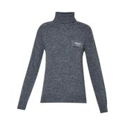 Mørkegrå Melange Sweater