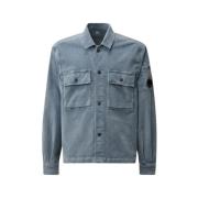 Corduroy Overshirt i Celeste Farve