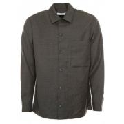 Uld Overshirt med Krave