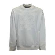 Bomuld Crewneck Sweatshirt med Logo