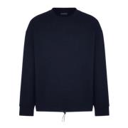 Navy Blue Sweatshirt med Eagle Logo