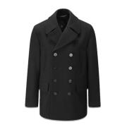 Churchill Reefer Peacoat Sort-M