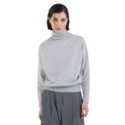 Oversized Rullekrave Sweater